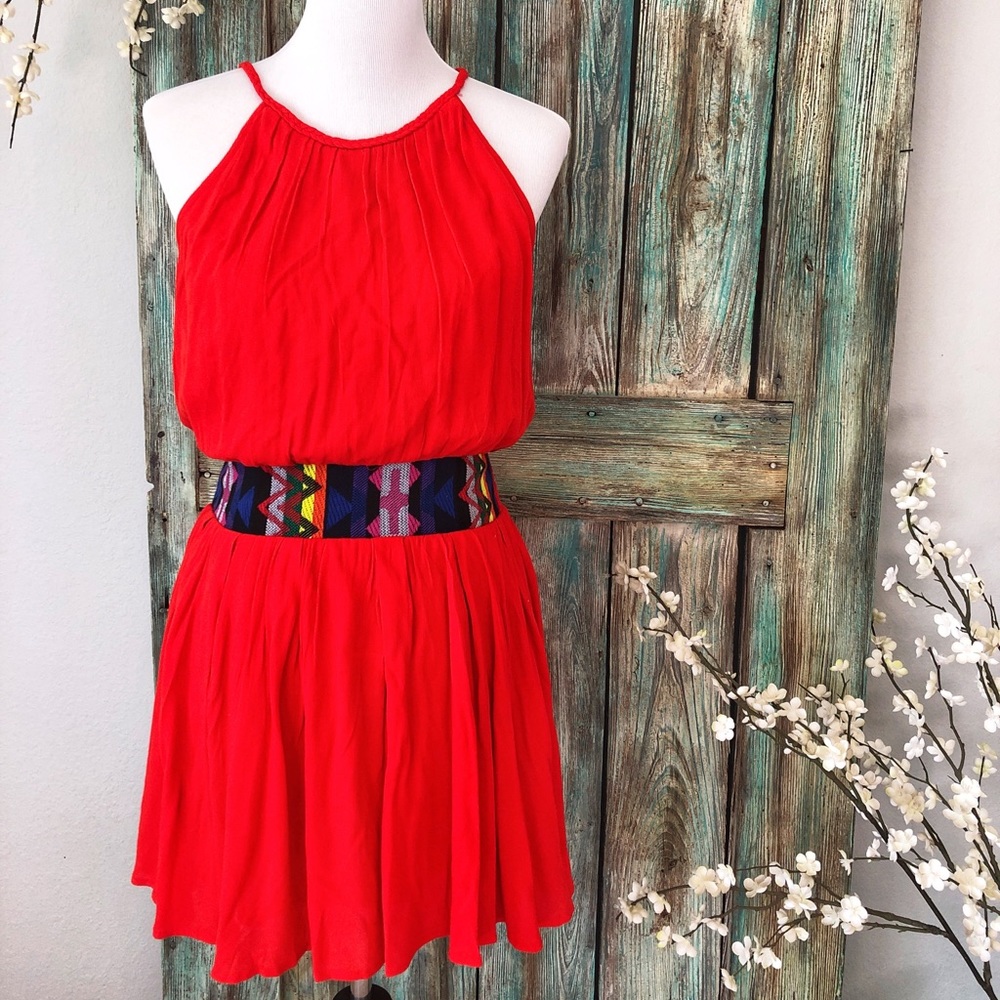 SHOP THE TRENDS boutique Red Dress Size M
